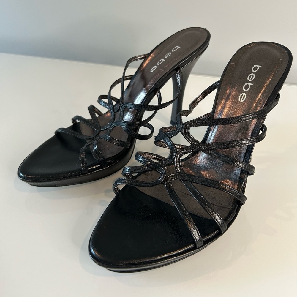 Bebe black heels